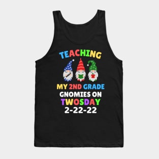 Teaching My 2nd Grade Gnomies on Twosday Tank Top